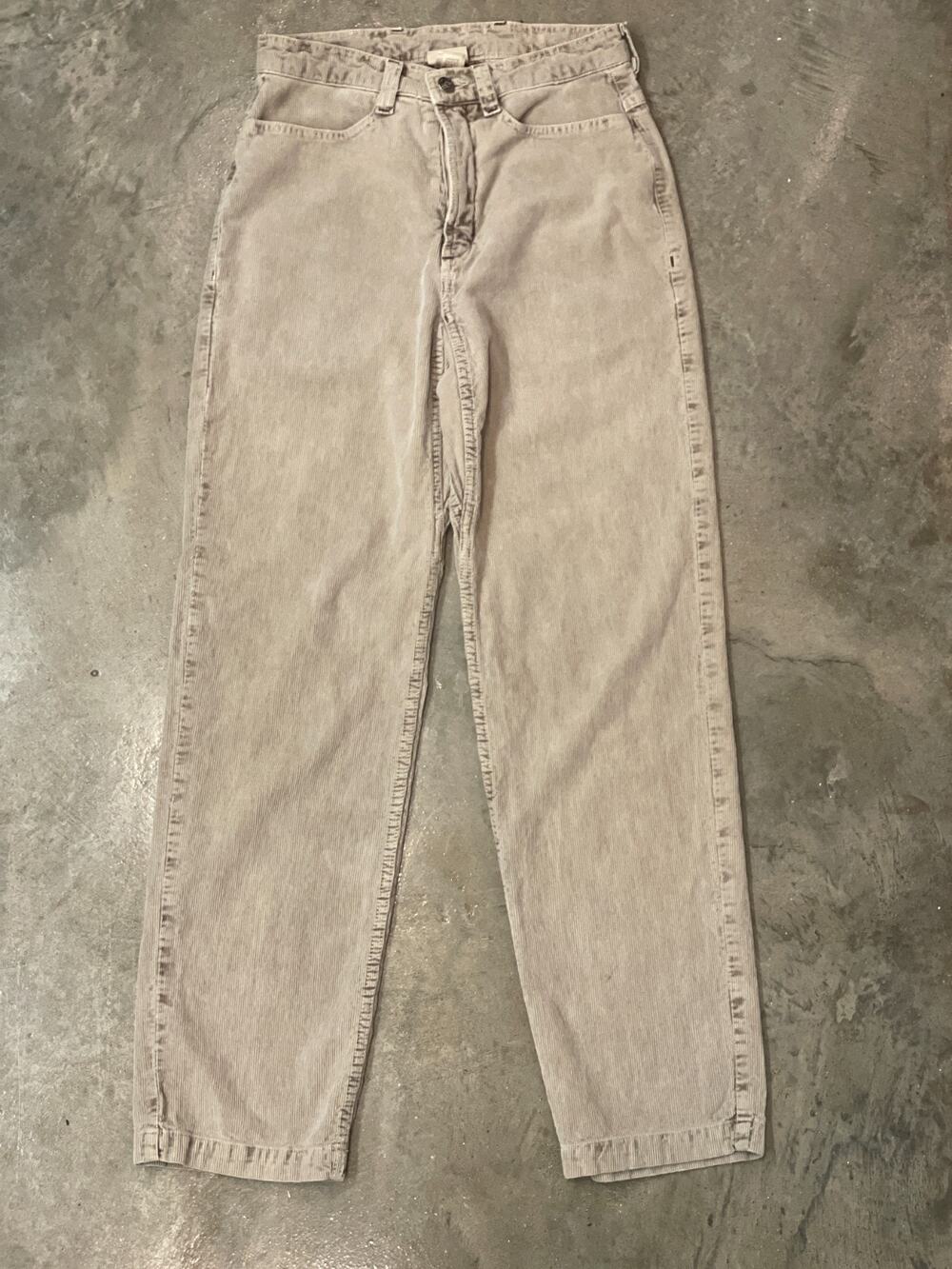 Gramicci Original Freedom Corduroy Pants Womens S 6/8 USA Made Vintage 90s Tan